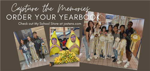 Order your yearbook at My School Store on jostens.com. 